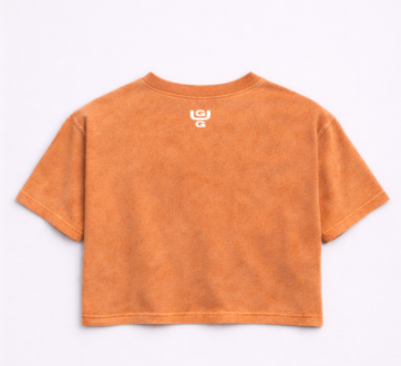 Highfives are my love language - Puff Print Crop Tee